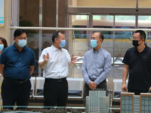 青岛市莱西市人民政府调研组到集团参观学习国家物流枢纽建设情况