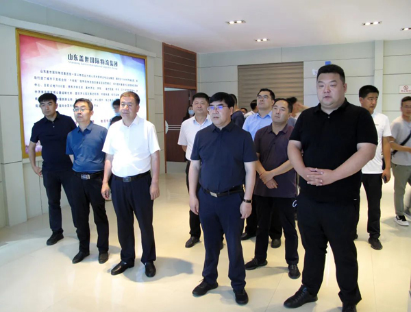甘肃省临夏回族自治州东乡县到集团参观考察