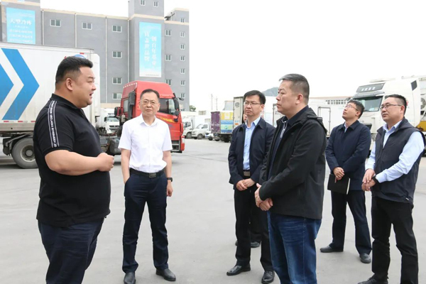 济南市口岸和物流办公室调研国家物流枢纽项目建设推进工作